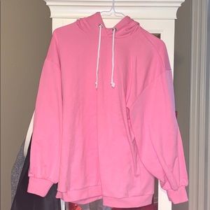 Nasty gal Oversized balloon sleeve hoodie. NWOT